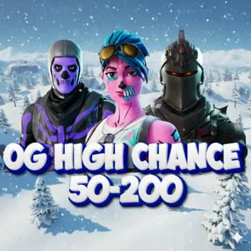 50–200 OG Fortnite skins: Chance for Travis Scott, IKONIK, Galaxy, Sparkle Specialist, Black Knight, Merry Mint Axe, Take the L & more! - Global