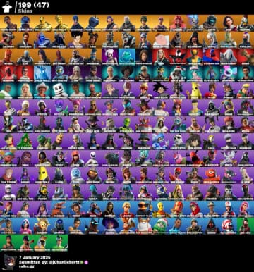 🎮 [PC-PSN-XBOX] 199 skins! OG STW, Travis Scott, Astro Jack, Gold Brutus & Midas, Tart Tycoon, Sub Commander, Havoc, Trailblazer, Valeria - Global