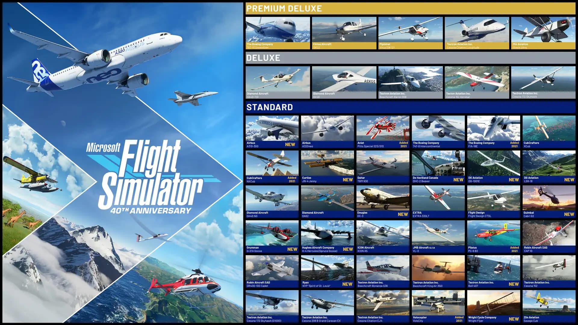 Microsoft Flight Simulator (2020): 40th Anniversary Premium Deluxe Edition media 1