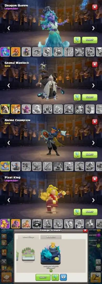 Th18 Near Max ✫Heros [105-105-95-80-55] Max Defence + Wall ✫ Max Profile ✫ XP-240 ✫ Medal & Magic Items✫Everything High Lvl ✫Full Access