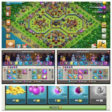 [Great Deal] Th-17 Fully Max ➤Heroes:-90/91/43/70/43 ➤10 Epic equipments ➤Same as pictures ➤Nc-500 | Full Access | Gd Dfc And Troops - Global