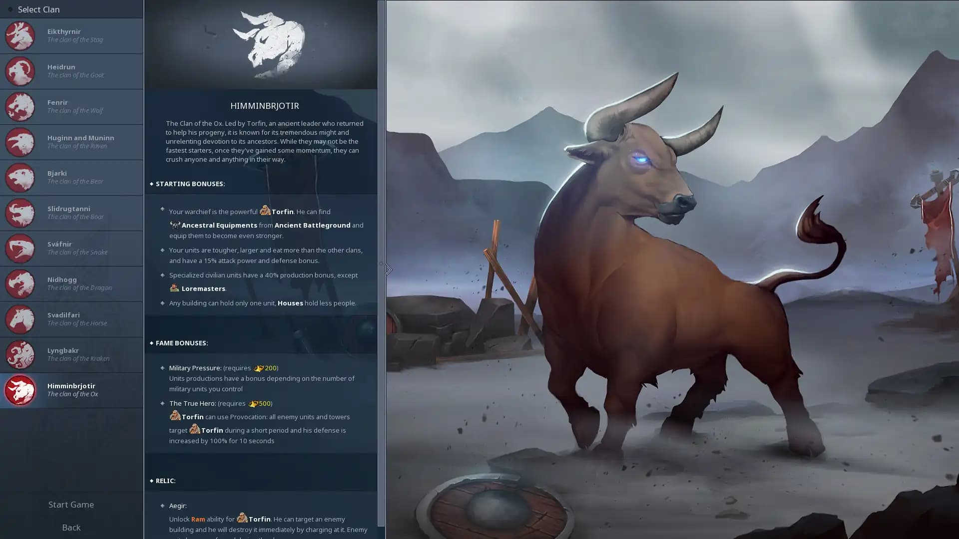 Northgard - Himminbrjotir, Clan of the Ox media 1