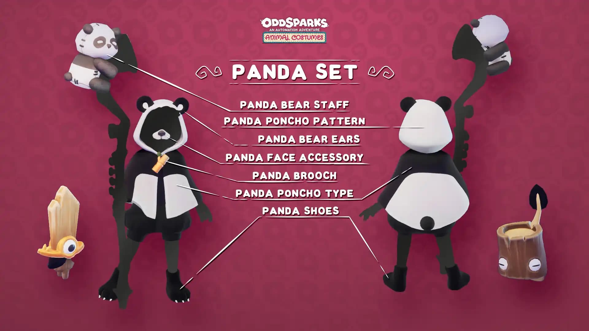 Oddsparks: An Automation Adventure - Tailor's Animal Costumes Pack media 1
