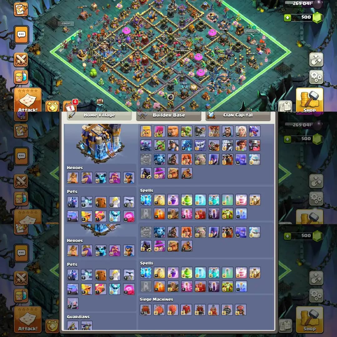 [Best Deal] 【10 Epic Full Max】✦Th18 Fully Max✦【5 Hero Full Max】✦Defence & Wall Full Max✦Profile Max✦World Best Account✦Full Ownership✦
