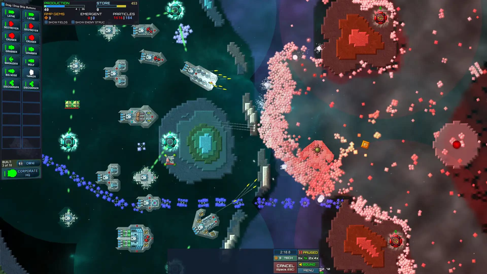 Particle Fleet: Emergence media 2
