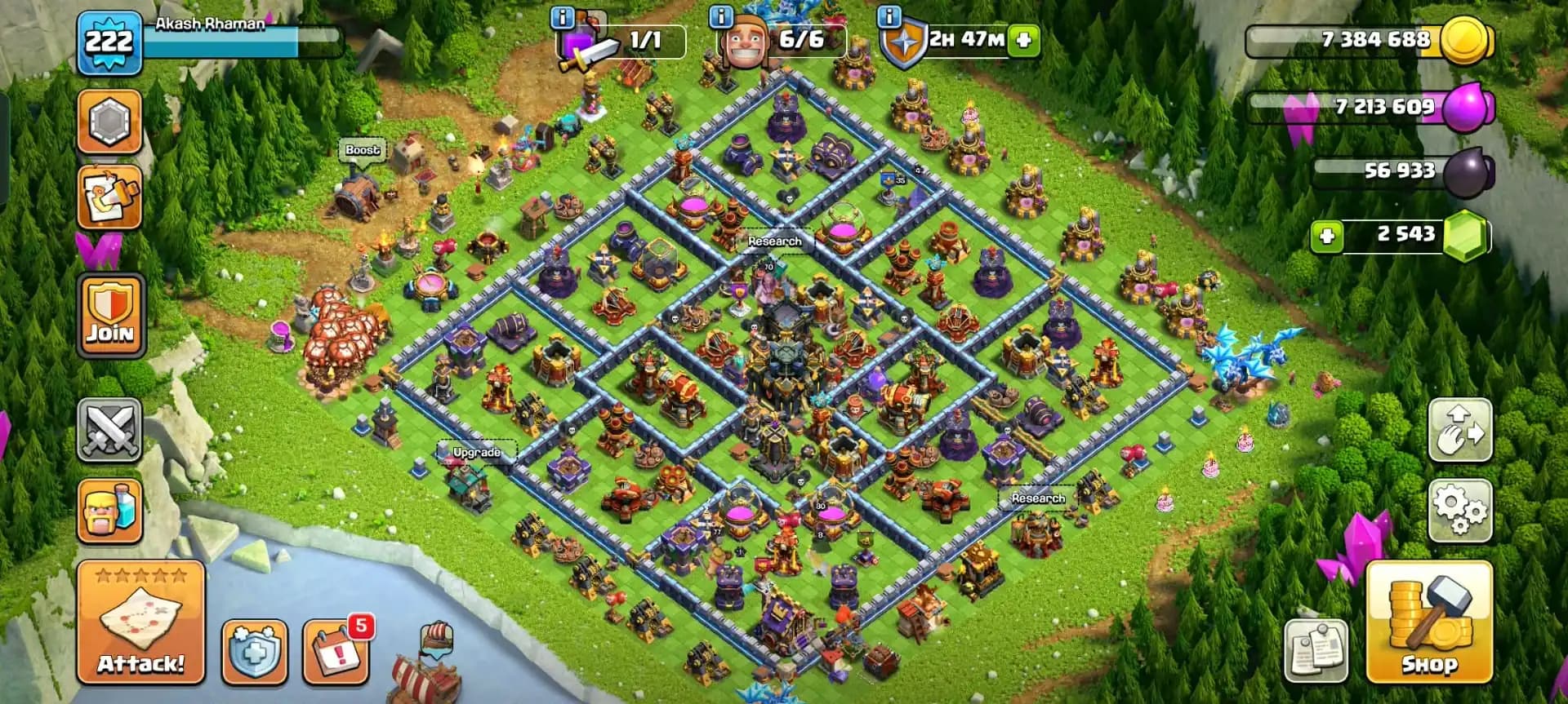 SUPER CHEAP✦TH 17 AWESOME ACC✦HERO|77|80|70|70|35✦11X PET✦VERY HIGH DFC✦BASE 3 ST✦ 222 LEVEL✦BH BASE MAX✦NC YES ✦EVERY SIDE GOOD✦6B✦