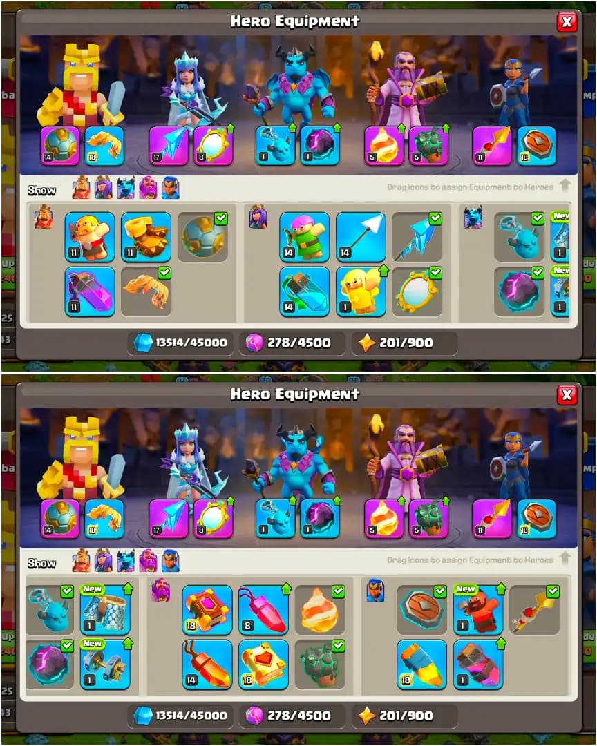 [NC FREE] ➤TH17 NEAR MAX ➤ALL EPIC ➤XP-212 ➤HEROES: 86-95-71-66-31 ➤HIGH DFC ➤2450 GEMS | B.B MAX | GOLDEN WALL ➤EPIC: SB|MM|FA|FB|LP|RS ➤FULL ACCESS