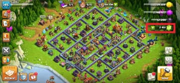[NC FREE] TH16 NEAR MAX [FULL ACCESS] [5 EPIC LVL 20] HEROES: 75-85-49-49-30 | PURPLE WALL | 2450 GEMS | HIGH DFC | JOSS TROOPS | XP-145 - Global