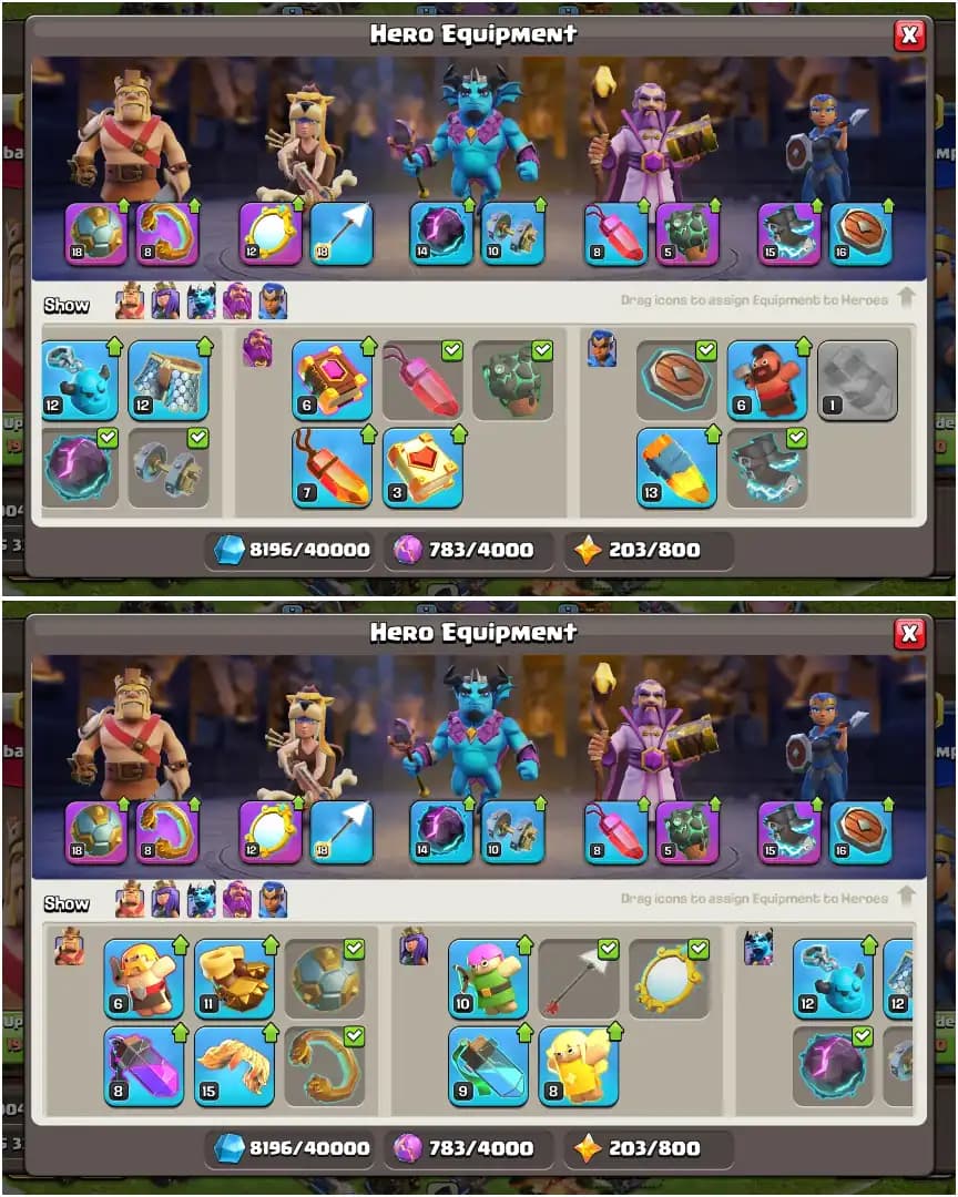 [MARKET CHALLENGE] TH17 DONATION ➤HIGH DFC ➤ALL EPIC AVL ➤HEROES: 21-30-13-12 ➤NC YES ➤XP-123 ➤7X SIEGE ➤264 MEDALS | FULL ACCESS