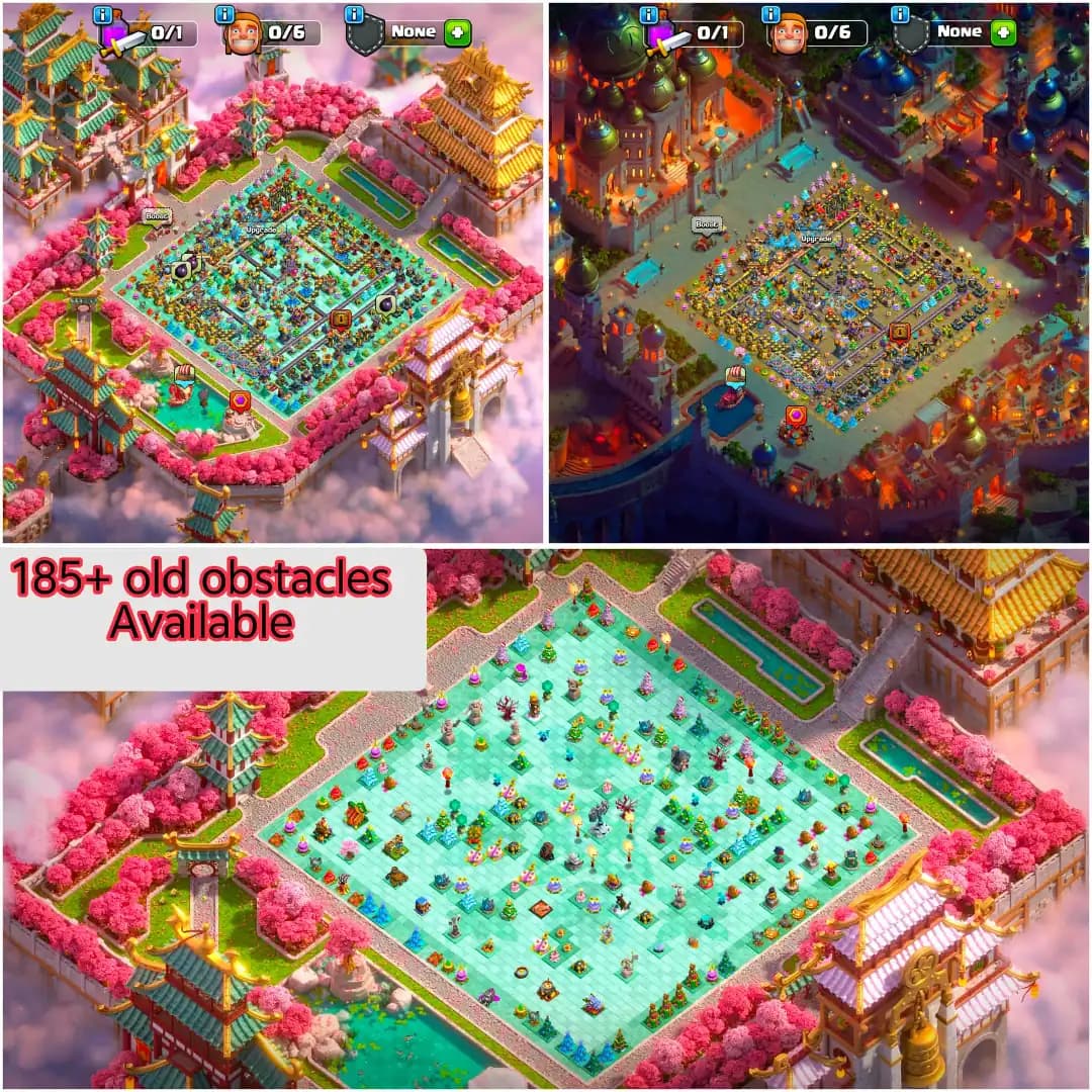[Wrold Top Deal] Th18 Fully Max [185+Old Obstacles] [100% Max Profile] Almost 11 Epic Max | 5468 Ws | 100% Wall Max | Xp-280 | B.B Max | Full Access