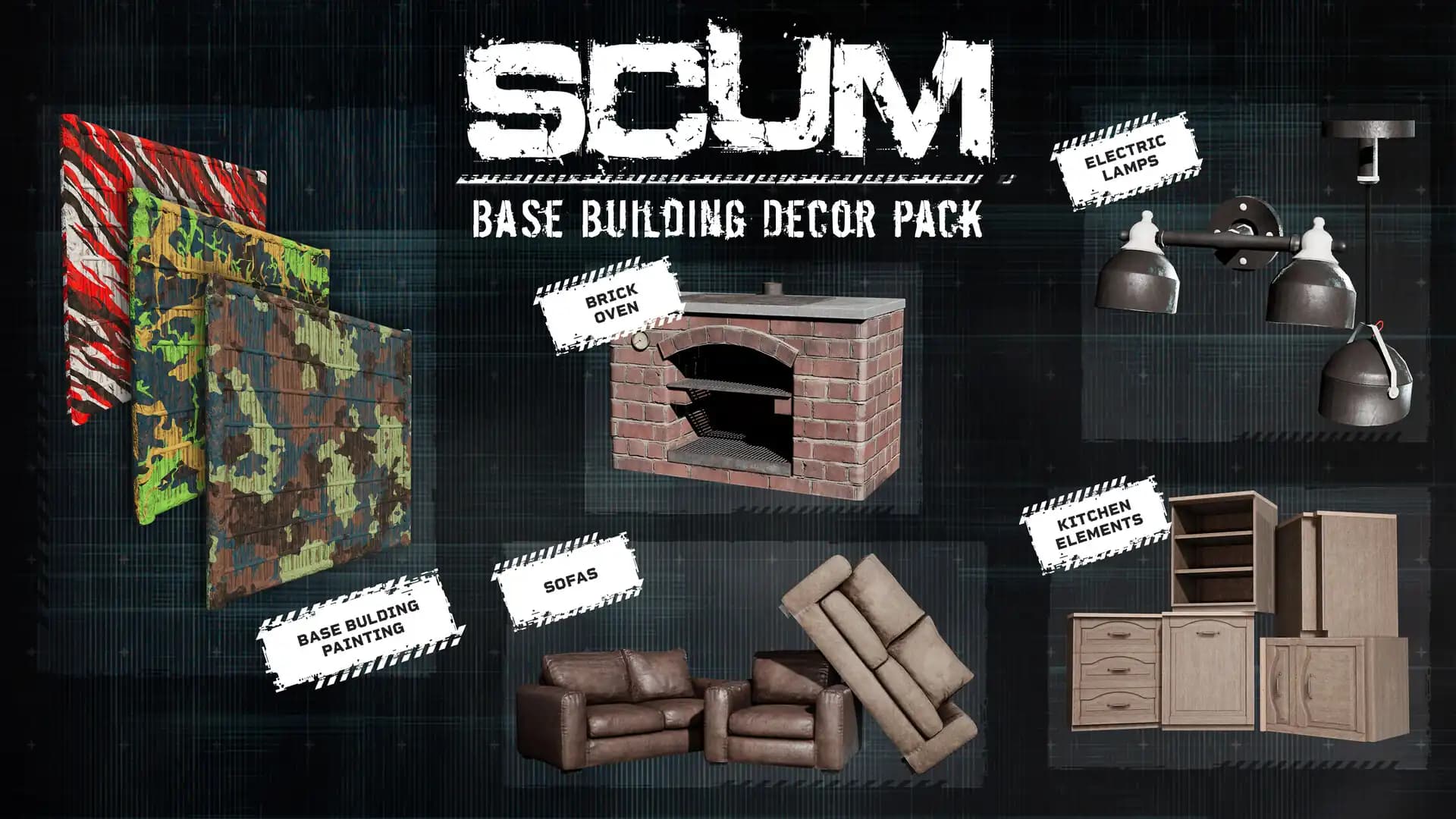 SCUM Base Building Decor Pack media 1