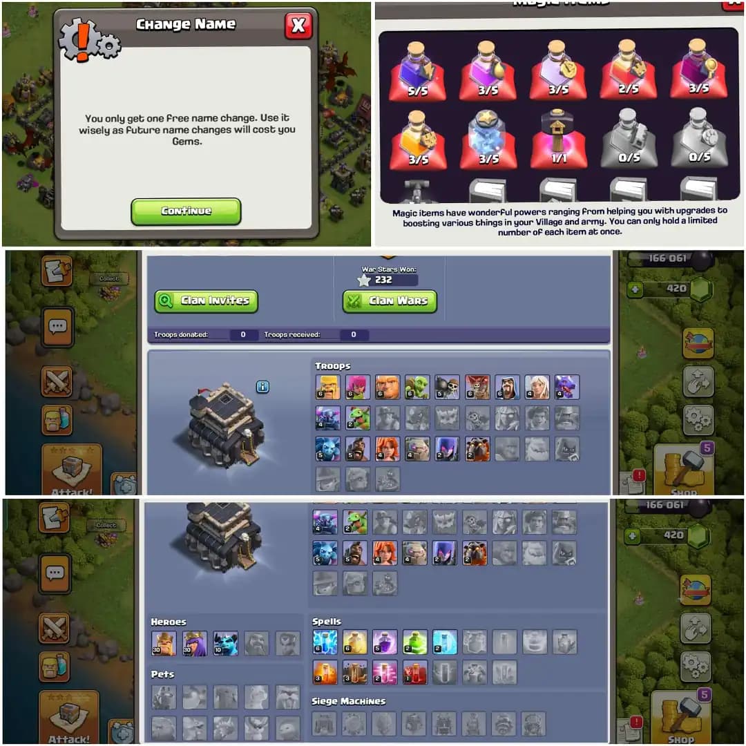 TH 9 FULL 200% MAX✦FREE NC✦5 BUILDER✦EVERYTHING MAX ✦HERO|30|30|10✦VERY BEST DEAL✦MOST RARE ACC