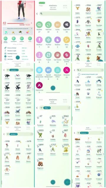 R64 | Level43 | 33 Shiny | 10 Shiny | 1 Shiny Legend | Shiny Deoxys | Mewtwo | Raikou | Zekrom | Reshiram | Kyurem | 23 Dmax | Zapdos | - Global