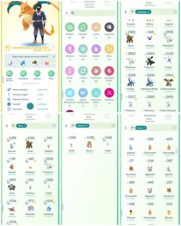 R62 | Level40 | 21 Legendary | 13 Shiny | 2 Shiny Legend | Shiny Reshiram | Shiny Entei | Shiny Celebi | Shiny Magikarp | Cosmong | Mewtwo | - Global