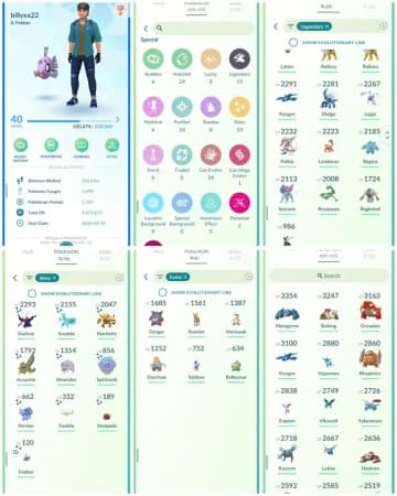 R147 | Level40 | 19 Legendary | 10 Shiny | Rare Shiny Spiritomb | Shiny Darkrai | Rayquaza | Kyogre | Kyurem | Bentee Gengar | - Global