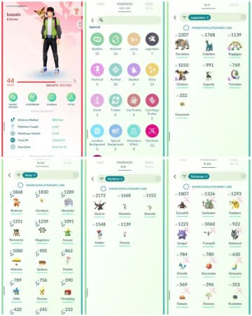 VJ14 | Level44 | 7 Legendary | 15 Shiny | Cosmeom | Dmax Gengar | Darkrai | Keldeo | Mini Account - Global