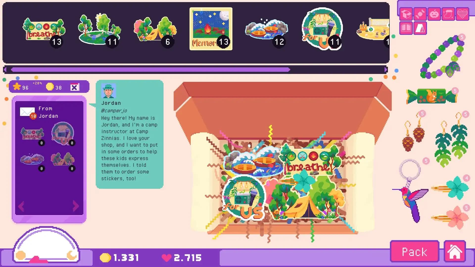 Sticky Business: Camp Zinnias media 5