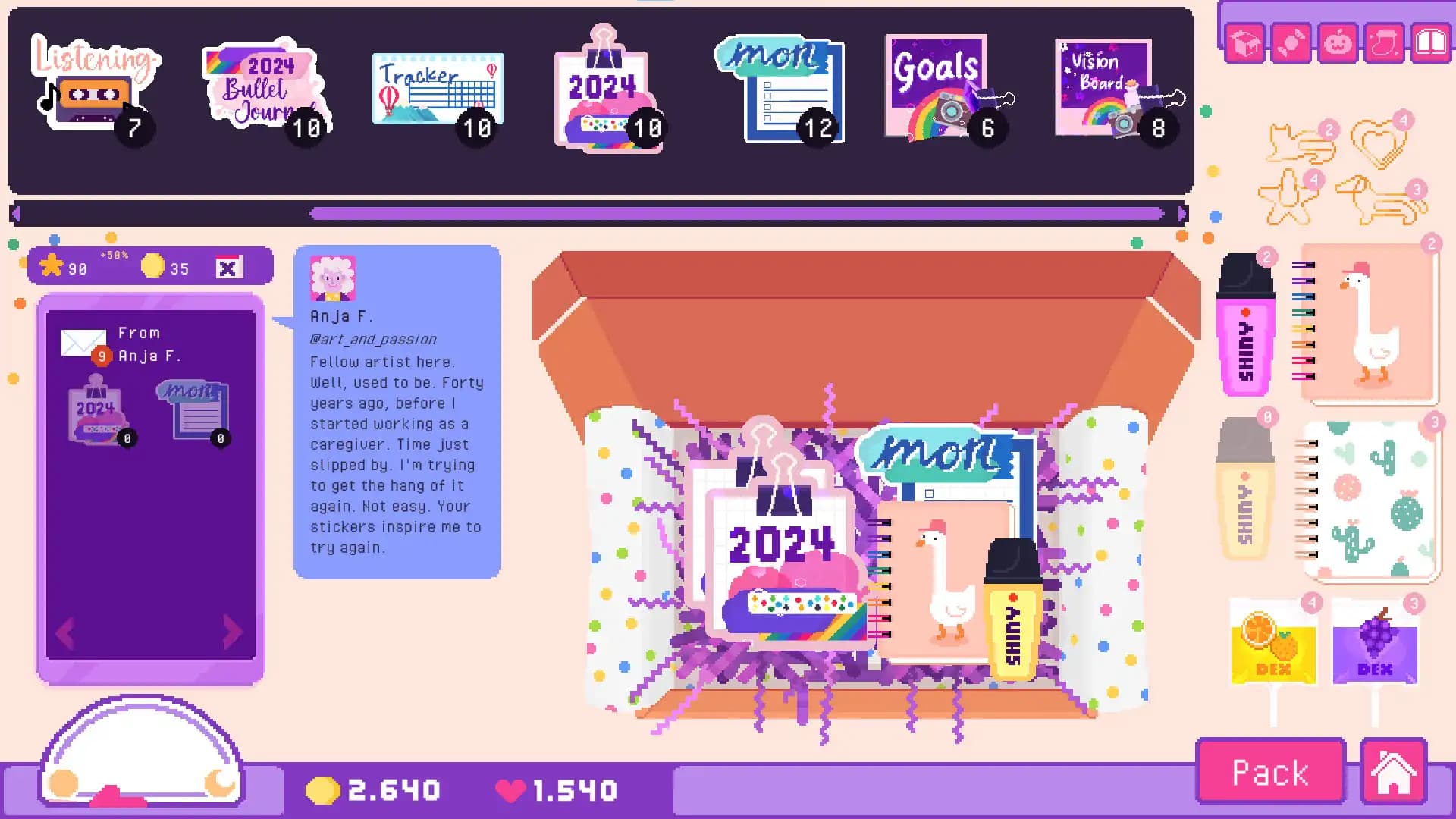 Sticky Business: Plan With Me media 2