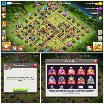 TH16 Walls Fully Maxed Out | 6 Epic Equipments | Strong Heroes Lvls | Free Name Change : Stacked Magic Items | Android/iOS - Global