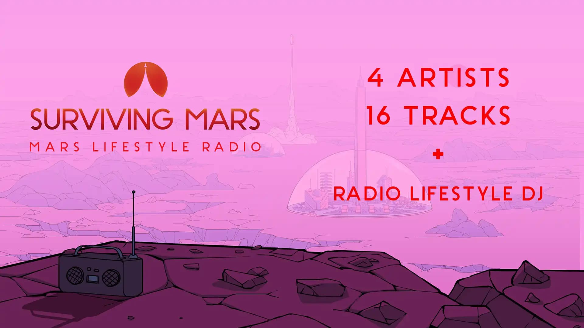 Surviving Mars: Mars Lifestyle Radio media 1