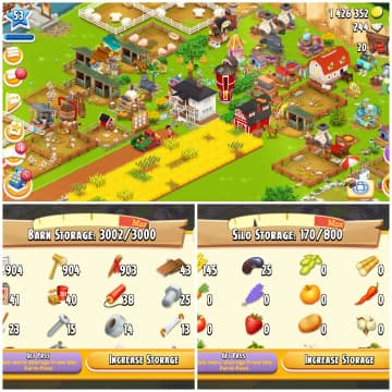 LEVEL 53 💎 3000 BARN 💎 800 SILO 💎 FULLY FILLED LAND TOOLS 💎 1.4M COINS 💎 244 DIAMONDS 💎 FULLY STACKED 💎 FULL ACCESS 💎 INSTANT DELIVERY - Global