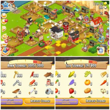 LEVEL 52 🦂 3000 BARN 🦂 800 SILO 🦂 FULLY FILLED LAND TOOLS 🦂 1.3M COINS 🦂 263 DIAMONDS 🦂 FULLY STACKED 🦂 FULL ACCESS 🦂 INSTANT DELIVERY - Global