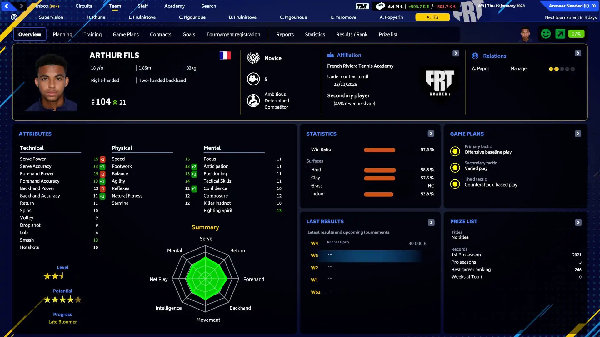 Tennis Manager 2023 media 1