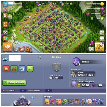 TH15 98% Maxed 🧿 XP 227 Rare 🧿 Old Stacked Clash Trees 🧿 5 Epic Equipments 🧿 449 Starry Ores 🧿 Full Max Builder Hall 🧿 - Global