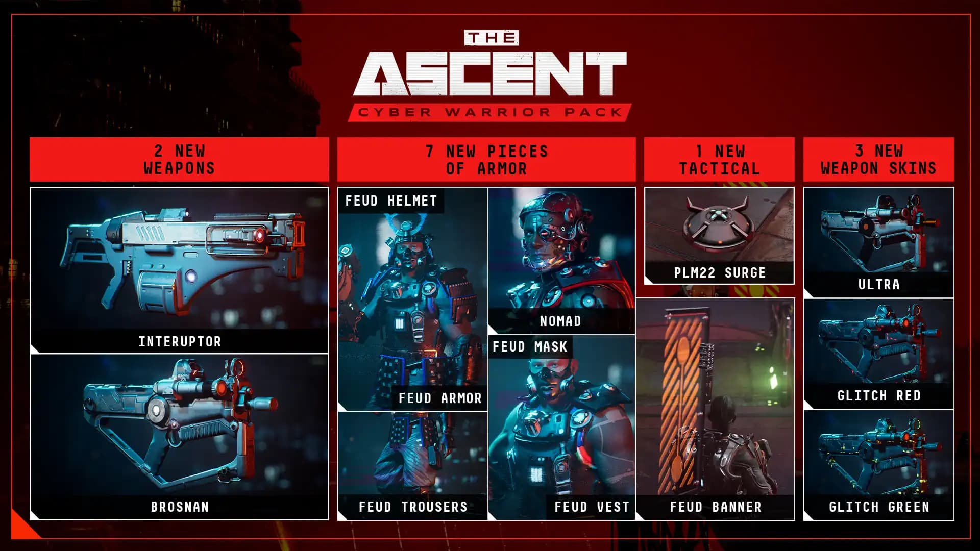 The Ascent - Cyber Warrior Pack media 1