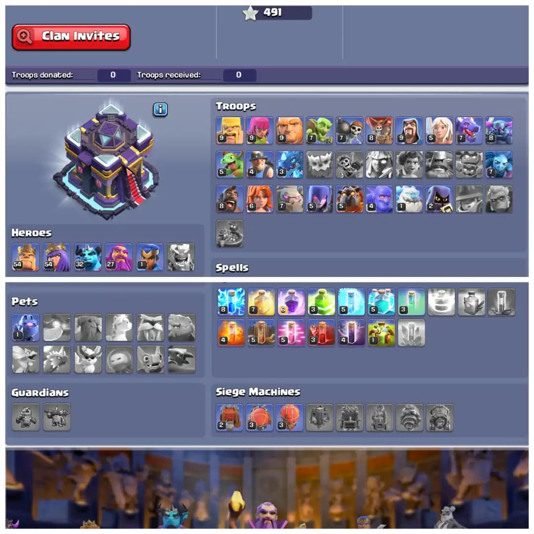 🔥 TH15 SEMI MAX 🔥 XP 159 🔥 490 CWL MEDALS 🔥 BK 54 AQ 54 MP 32 GW 27 RC 1 🔥 LEVEL 6 BUILDER APPRENTICE 🔥