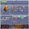 🏆 TH16 SEMI MAX 🏆 XP 169 🏆 5400 PLUS GEMS 🏆 800 PLUS CWL MEDALS 🏆 NAME CHANGEABLE 🏆 AWESOME HEROES 🏆