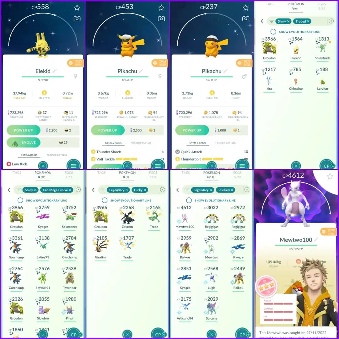 💎 LEVEL 62 RARE 2016 OG BEAST 💎 441 SHINY 💎 180 LEGENDARY 💎 19 SHINY LEGENDARY 💎 PRIMAL GROUDON 💎 PRIMAL KYOGRE 💎 2 ARMOURED MEWTWO 💎