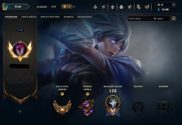 EUW Gold 3 LoL Main Account – Level 55 – 48 Champions – 14 Skins – 10.8K BE – Honor 4