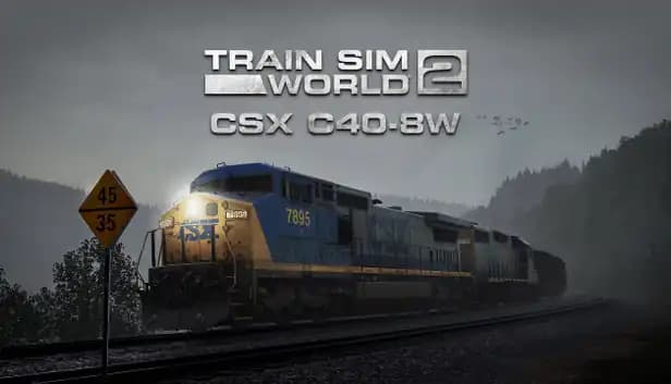 Train Sim World 2: CSX C40-8W Loco cover