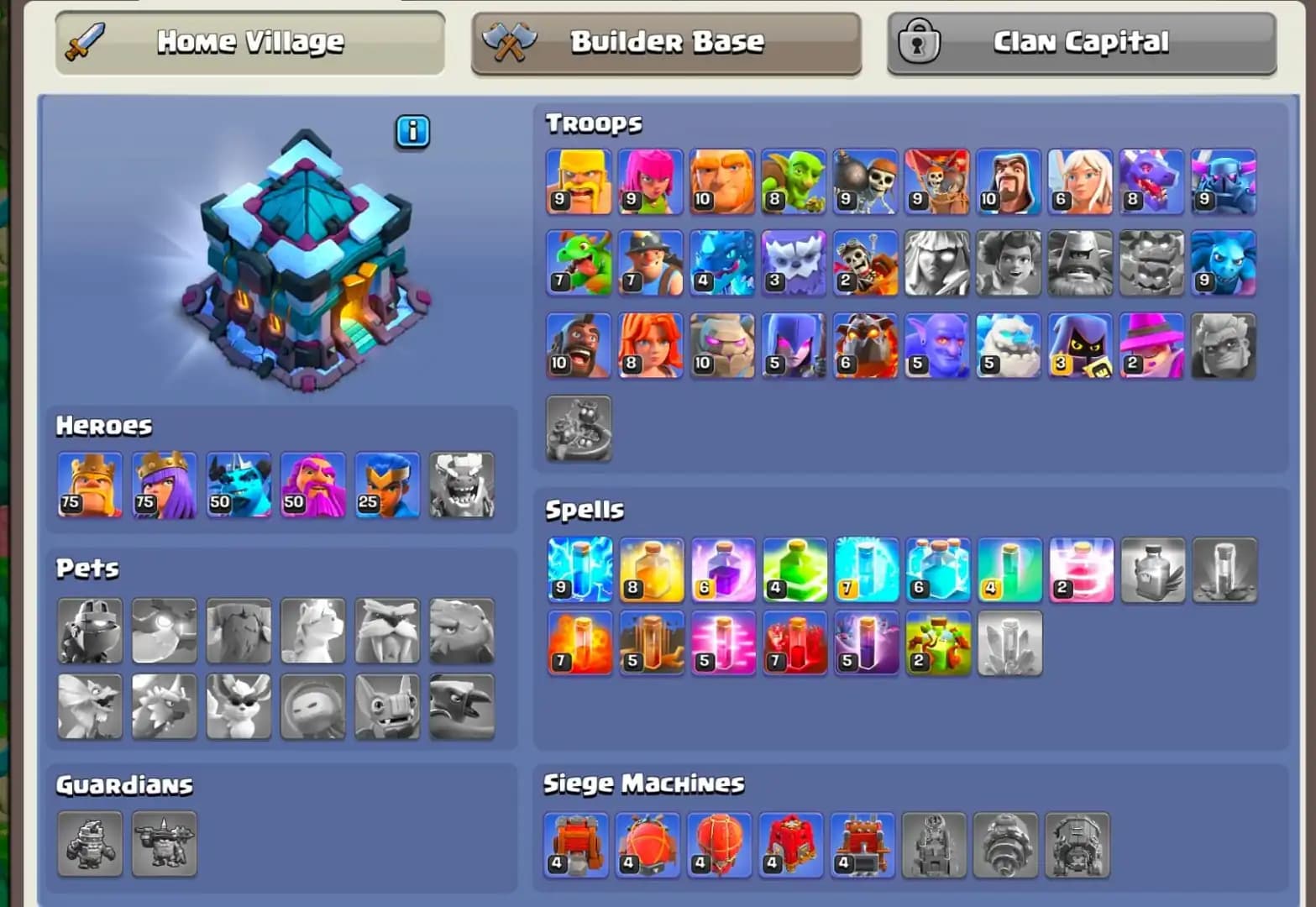 [OFFER] TH13 FULL MAX | GET HAYDAY 53 LVL ID FREE | 100% MAX | NC YES | 1400 MEDALS | PAID SCENERY | ALL EPIC | FULL ACCESS | XP-191