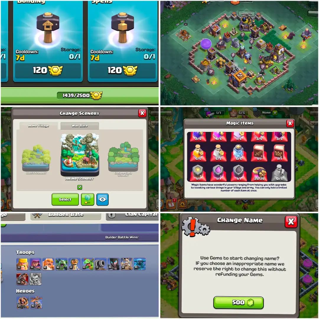 [OFFER] TH13 FULL MAX | GET HAYDAY 53 LVL ID FREE | 100% MAX | NC YES | 1400 MEDALS | PAID SCENERY | ALL EPIC | FULL ACCESS | XP-191