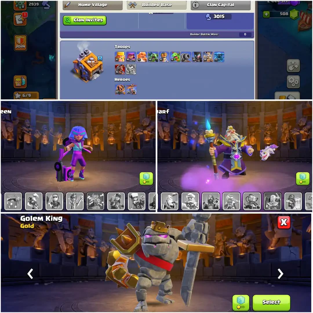 [100% MAX WALL & DFC] TH17 NEAR MAX | BEST DEAL [2 EPIC MAX] HEROES: 82-68-48-30 | NC YES | FULL ACCESS | 6B | XP-178 | JOSS EPIC & PROFILE