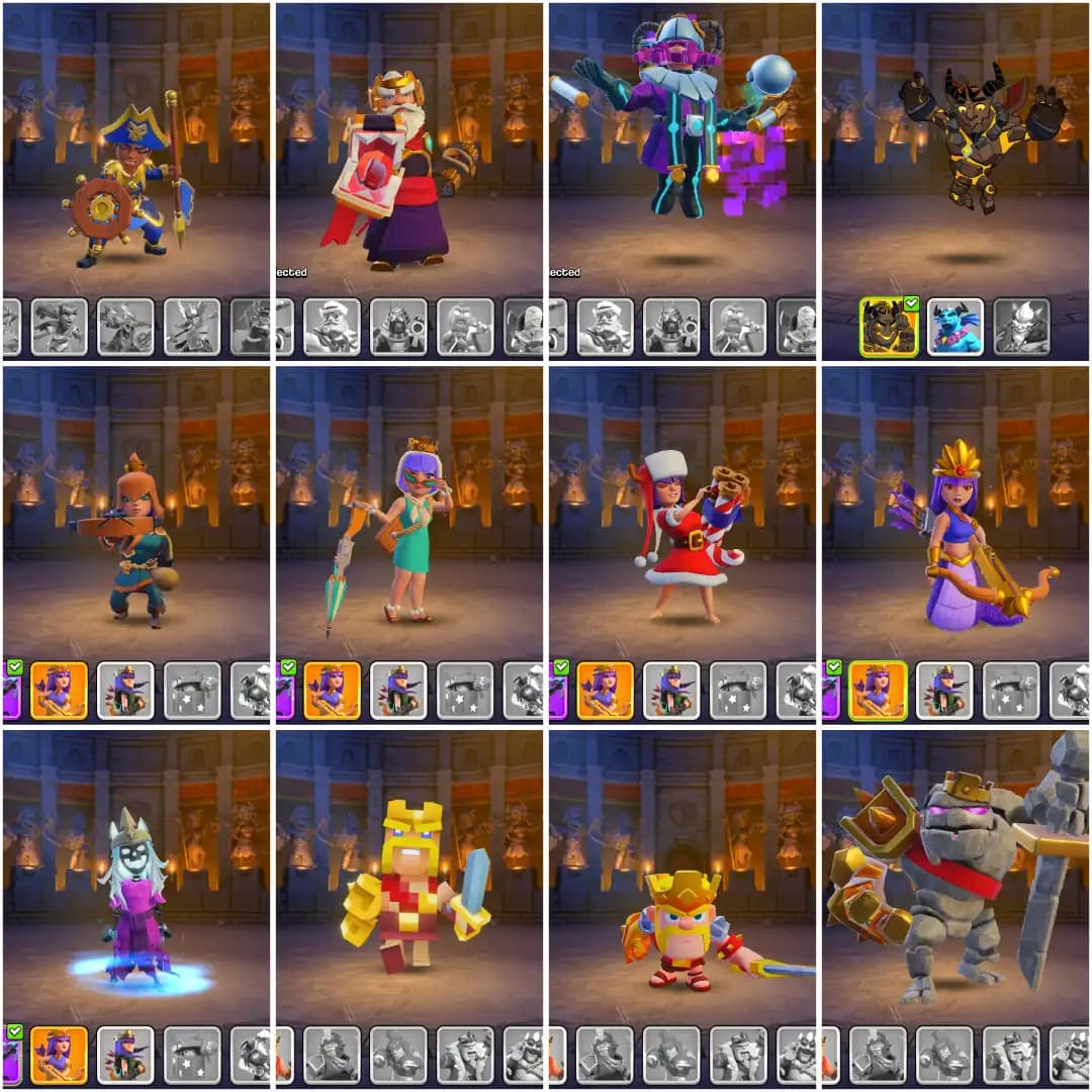 TOP DEAL | TH18 NEAR MAX [4 EPIC MAX] 4799 WS | NC YES | HEROES: 65-100-90-75-43-2 | MAX EPIC | WALL HIGH | XP-240 | 12X SKIN | FULL ACCESS