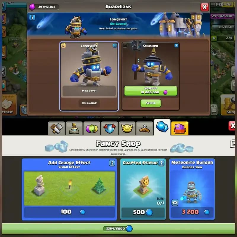 [5605 WWS]➤➤14 Epic Equipment➤➤th18 4 Hero Max Account➤➤2364 Cwl Medals➤➤9 Epic Almost Max➤➤Longshot Max➤➤Exp 251