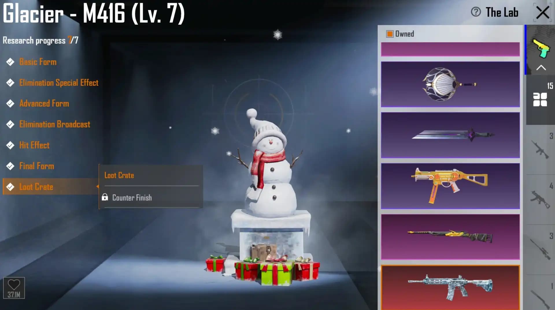 ❄️ M416 Glacier MAX + Anukhra X-Suit 📈 High Level Account 💀 Old Loaded Inventory 💎 Rare Items