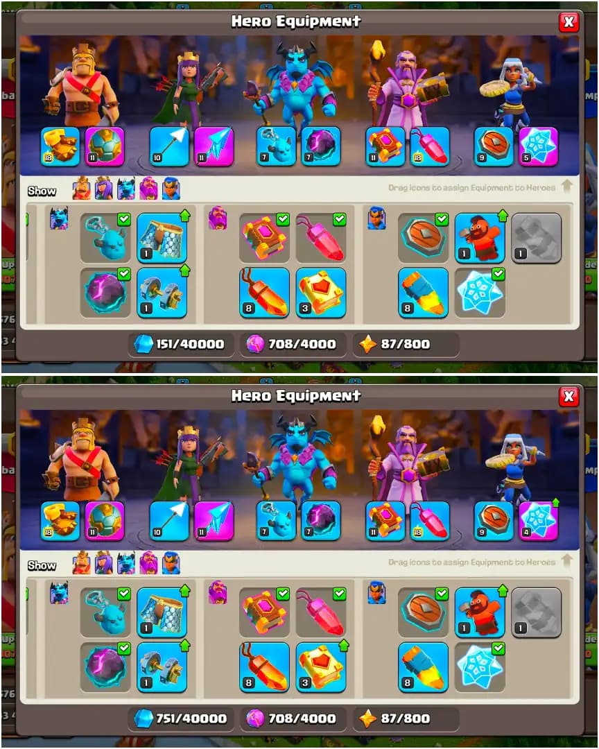 [Cheap Price] Th16 Great Donation | Strong Defence | Heroes: 60-63-44-28-15 | Xp-173 | 819 Ws | Good Pets | Siege + Troops Unlock | Full Access