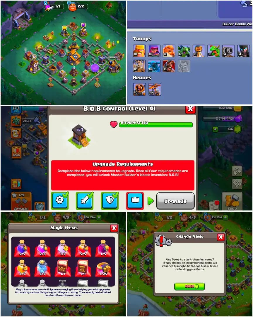 [Cheap Price] Th16 Great Donation | Strong Defence | Heroes: 60-63-44-28-15 | Xp-173 | 819 Ws | Good Pets | Siege + Troops Unlock | Full Access