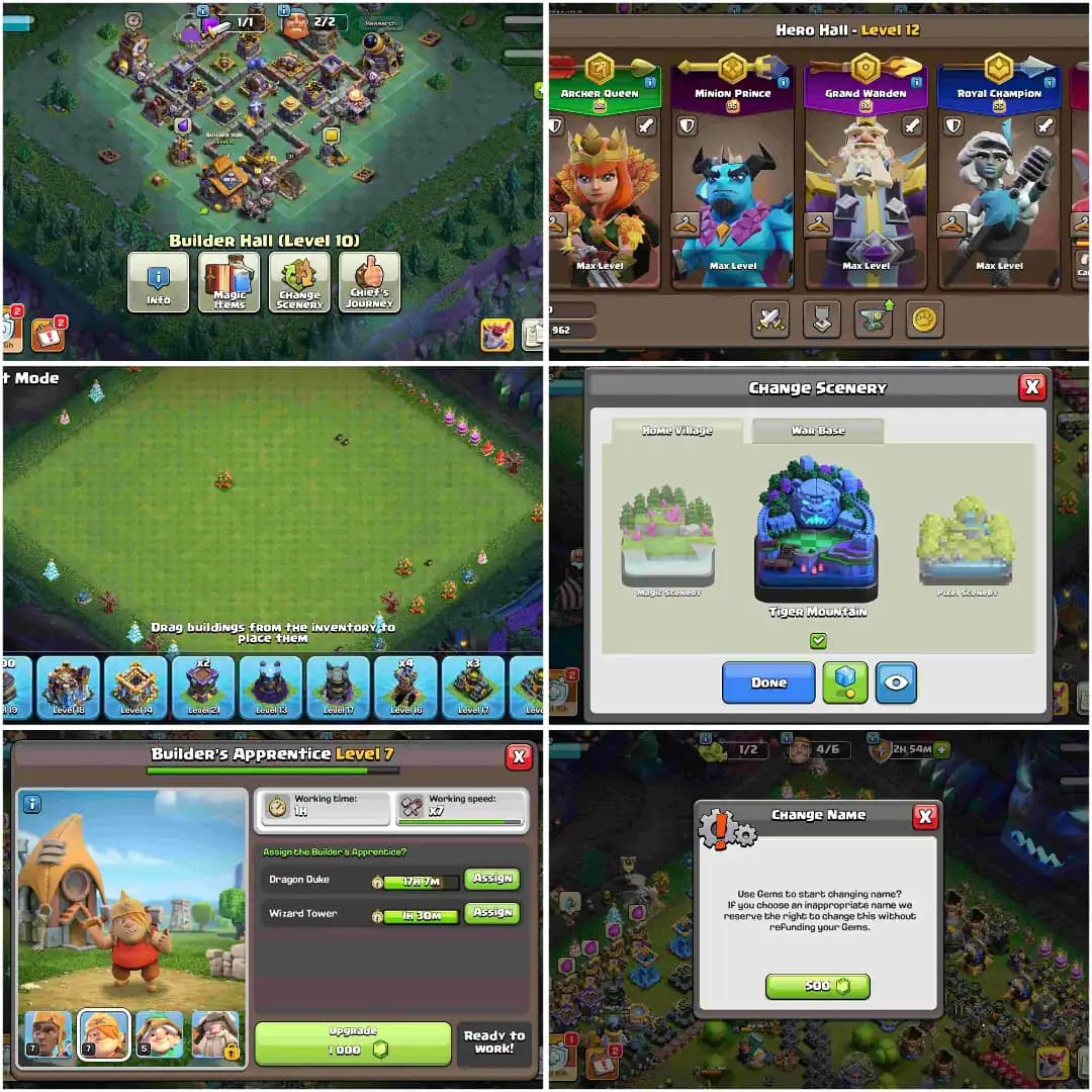 [World Best Deal] Th18 Almost Max | 6 Epic Max | 200 Wall Max | 5 Hero Max | Dragon Statue | Bh 10 | 2485 Ws | Max Pets | ‌Xp-238 | Nc Yes