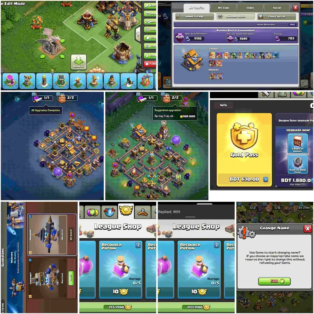 [Super Deal] Th18 Near Max | 6 Epic Max | Dragon Statue | Max All Heroes | Nc 500 | 100% Max Wall | 4288 Ws | B.B Full Max | Xp-260 | Max Pets
