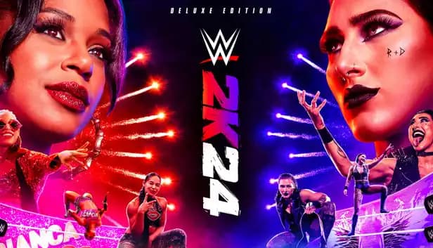WWE 2K24 Deluxe Edition cover
