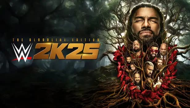 WWE 2K25 The Bloodline Edition cover