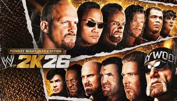 WWE 2K26 Monday Night War Edition cover