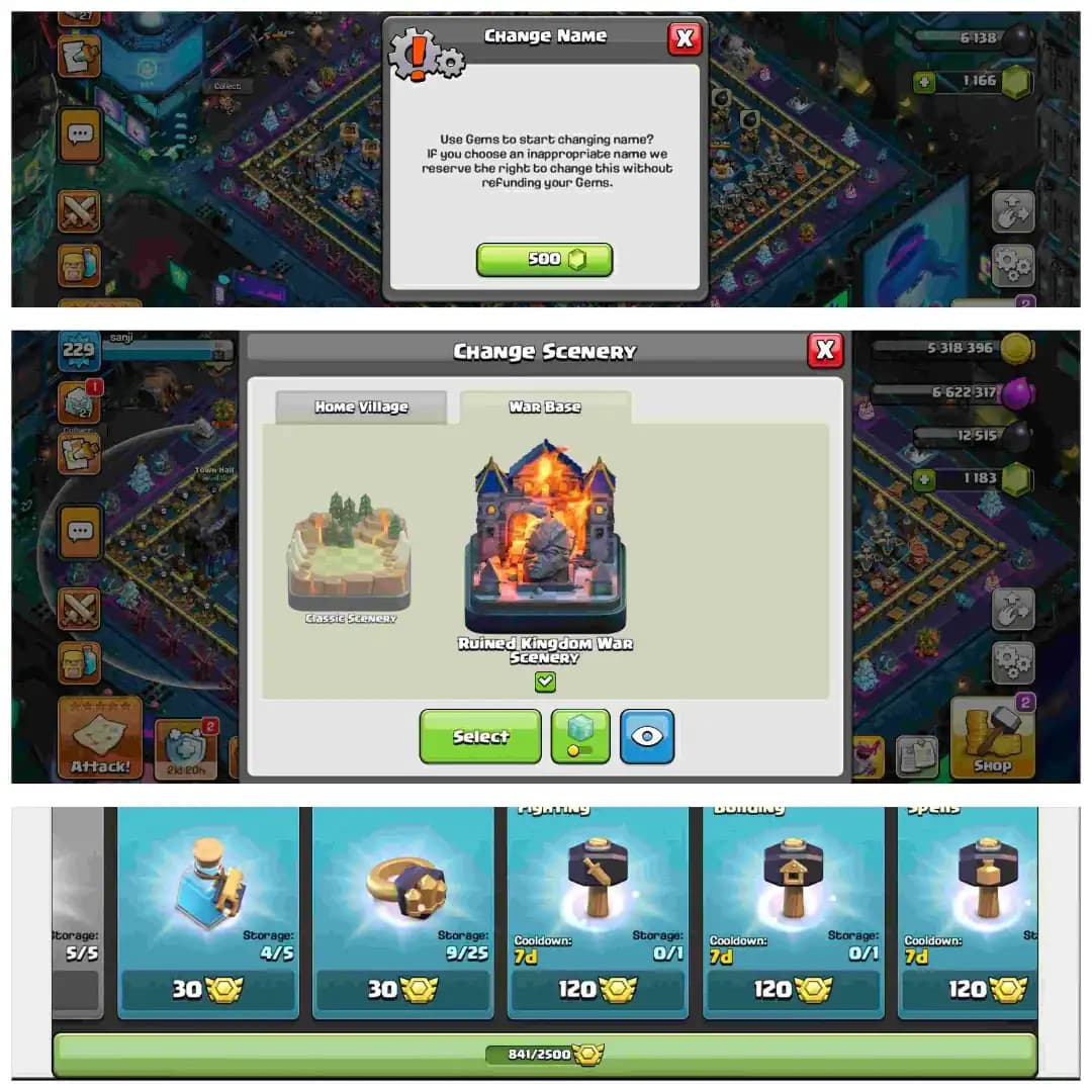 【Equipment Max】➜Th18 Near Max➤Heros[102-105-65-80-55]➤Max Pets ➤Paid Scenery | Nc Yes | 800 Medals | Full Access