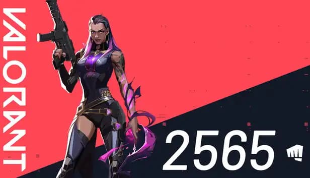 Valorant 25 EUR - 2565 Riot Points