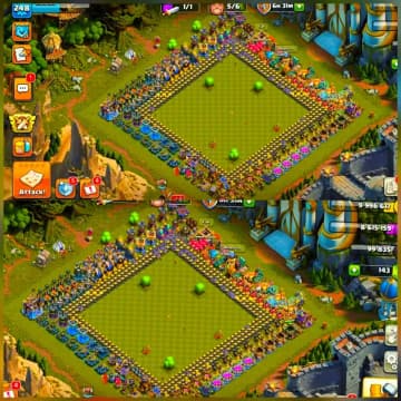 [20 Heroes Skin 5 Scenery]➤➤Th18 4 Hero Max Account ➤➤Heroes:105-105-90-80-55➤➤12 Epic Equipment➤➤Exp 248 | - Global